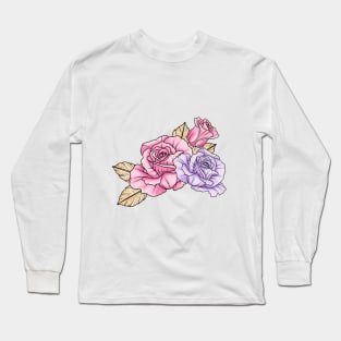 majestic roses Long Sleeve T-Shirt